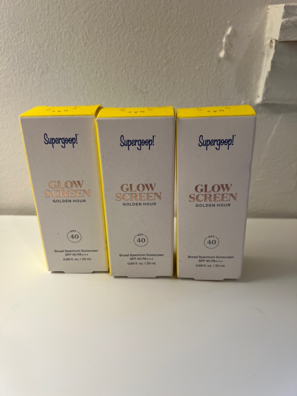 3/$12 Supergoop! Glow Screen Golden Hour SPF 40